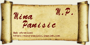 Mina Panišić vizit kartica
